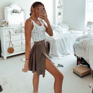 Free people slit movement skirt
